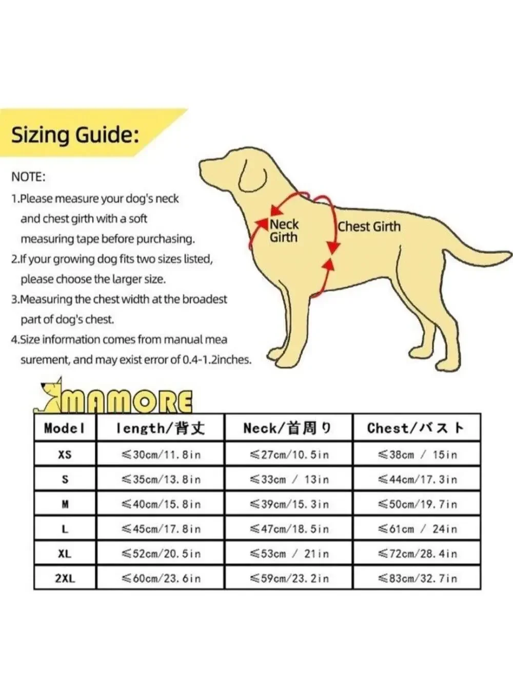 Dog Waterproof Raincoat with Poncho Hoodie Reflective Adjustable Yellow Medium
